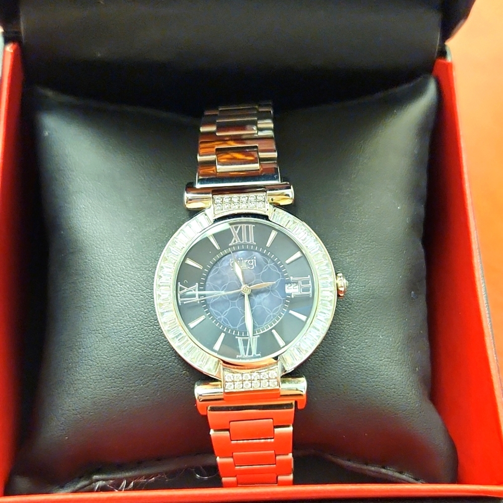 Burgi Watch Silver Band